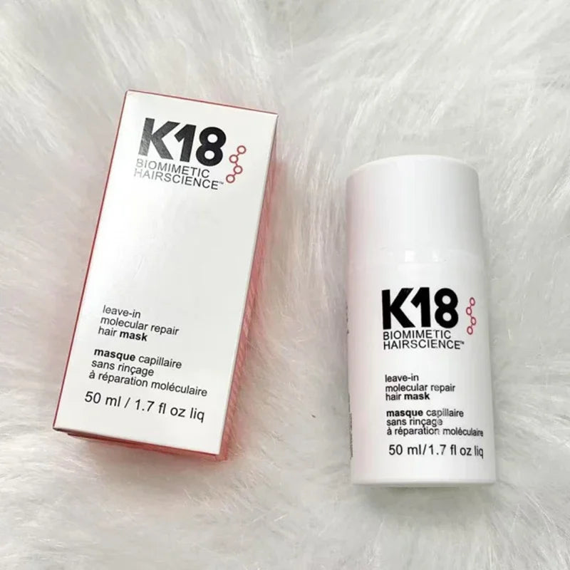 K18 Leave-In Molecular Repair Hair Mask Deep Conditioning Keratin Treatment Soften Hair Smoothing Healthy Hair Care 50ml 150ml
